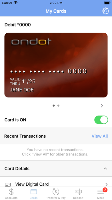 RiverHills Bank Screenshot