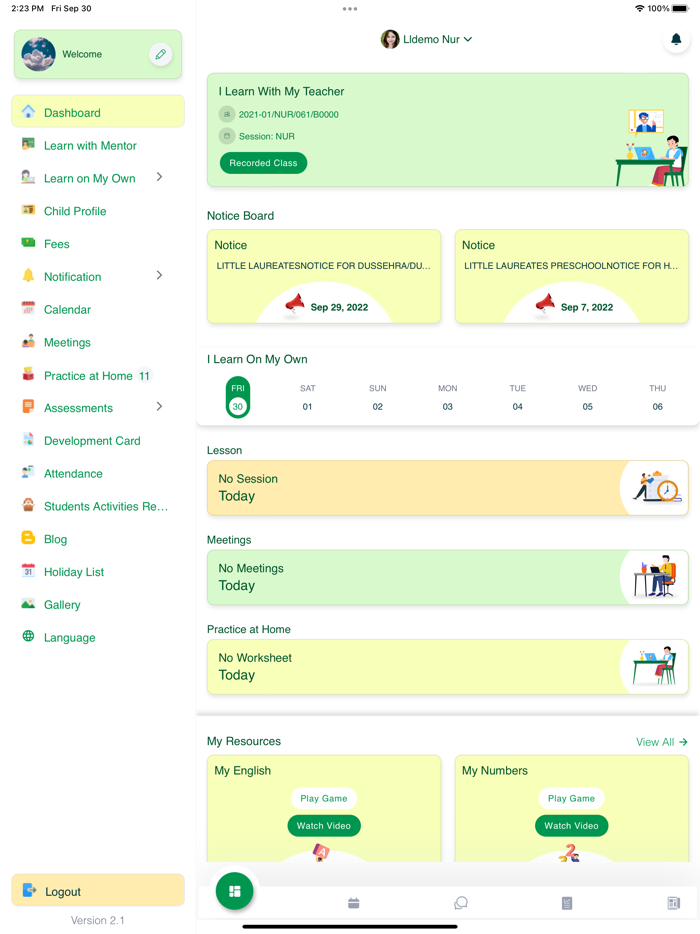 Little Laureates– Learning App
