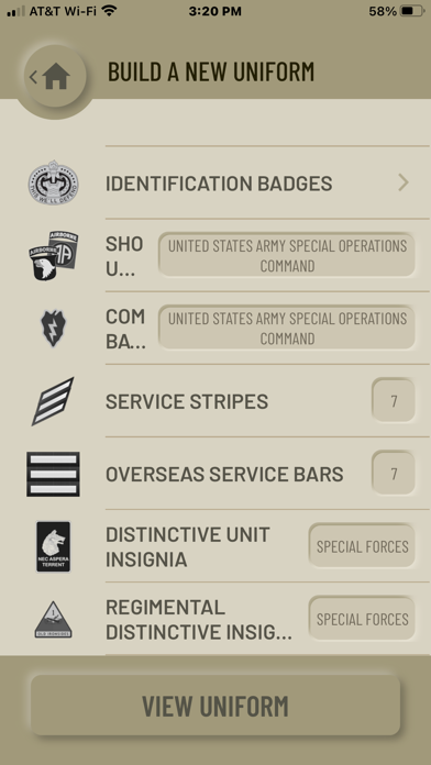 iUniform AGSU Screenshot