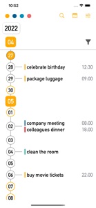 Linear Calendar screenshot #1 for iPhone