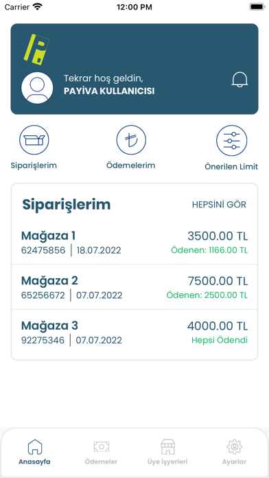Payiva Screenshot