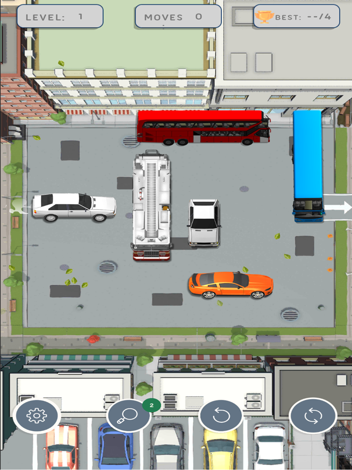 Car Parking Brain Puzzle Game