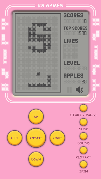 Retro Brick Game Pro Screenshot