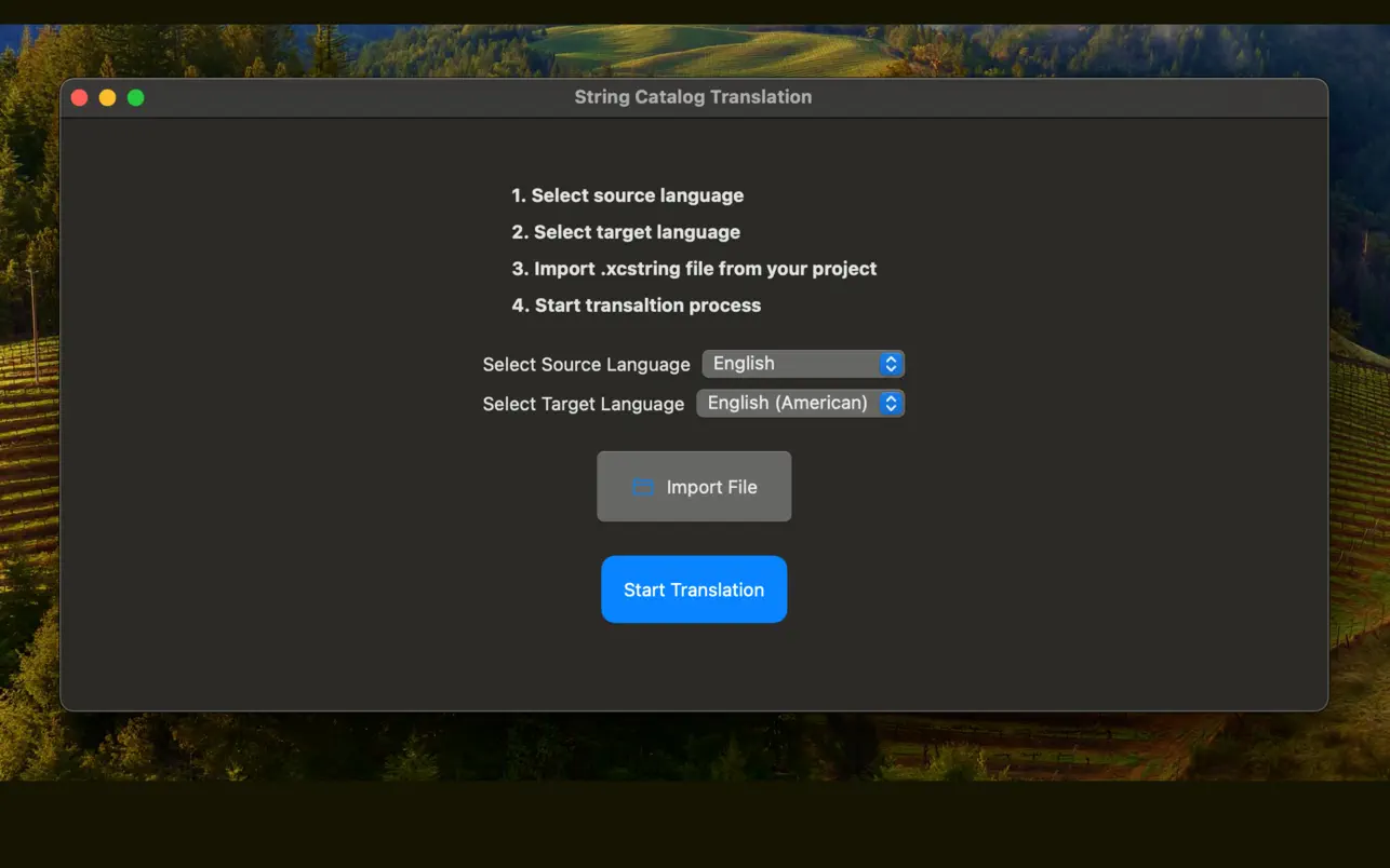 #1. String Catalog Translation (macOS) 게시자: Enes Bugra Yenidunya