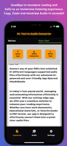 Text to Audio - Podcast Maker screenshot #7 for iPhone