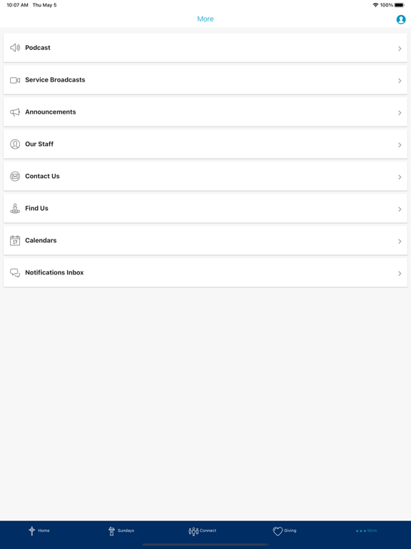 Christ Church Fox Chapel iPad screenshot 4 - Lifestyle app