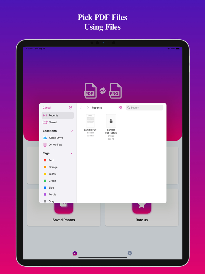 PDF Converter PDF to PNG