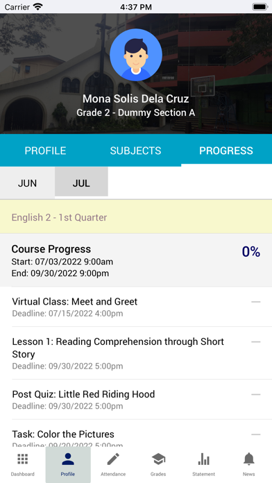 Christian Values School Screenshot