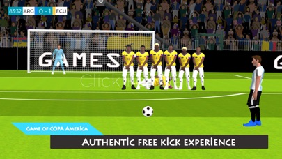 Copa America Penalty Freekick Screenshot