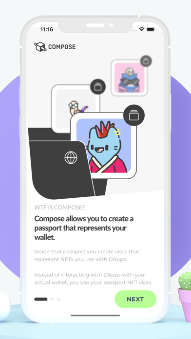 Screenshot #3 pour Compose Passport: NFT Identity