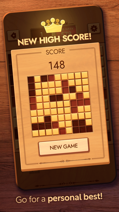 screenshot of Woodoku - Wood Block Puzzles 8