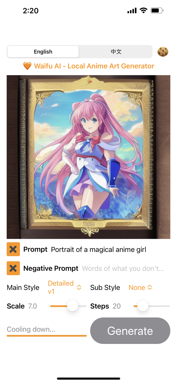 Waifu Art AI - Local Generator