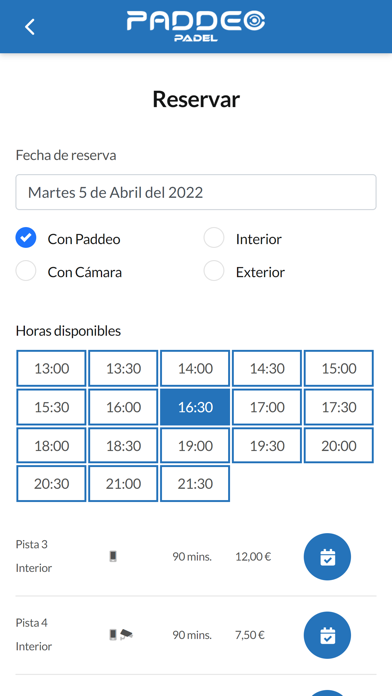 Paddeo Sports Screenshot