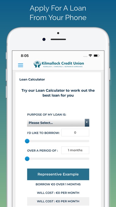 Kilmallock Credit Union Screenshot