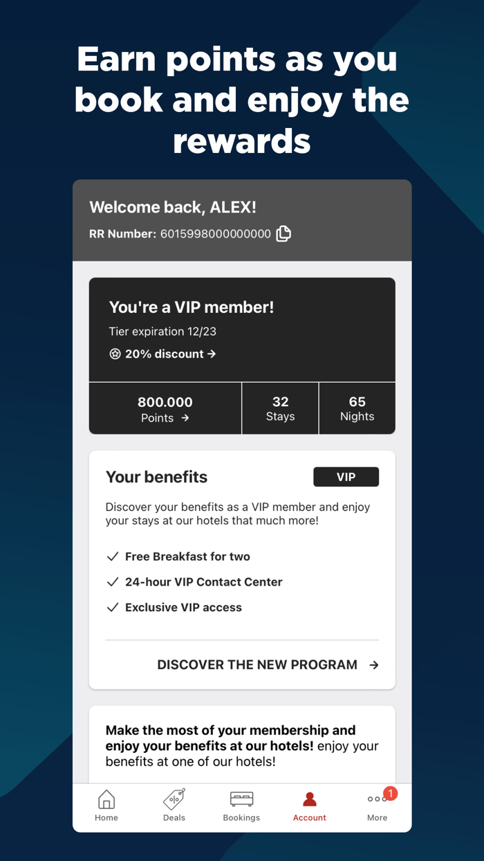 Radisson Hotels room bookings