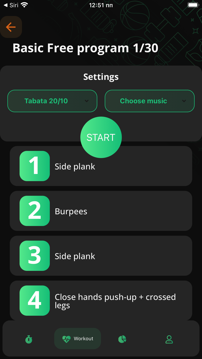 Tabata HIIT Workouts timer app