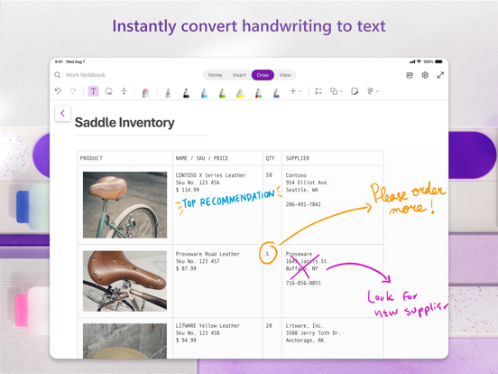 Microsoft OneNote iPad screenshot 5 - Productivity app