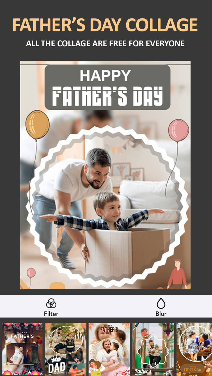 Fathers Day Photo Frames App