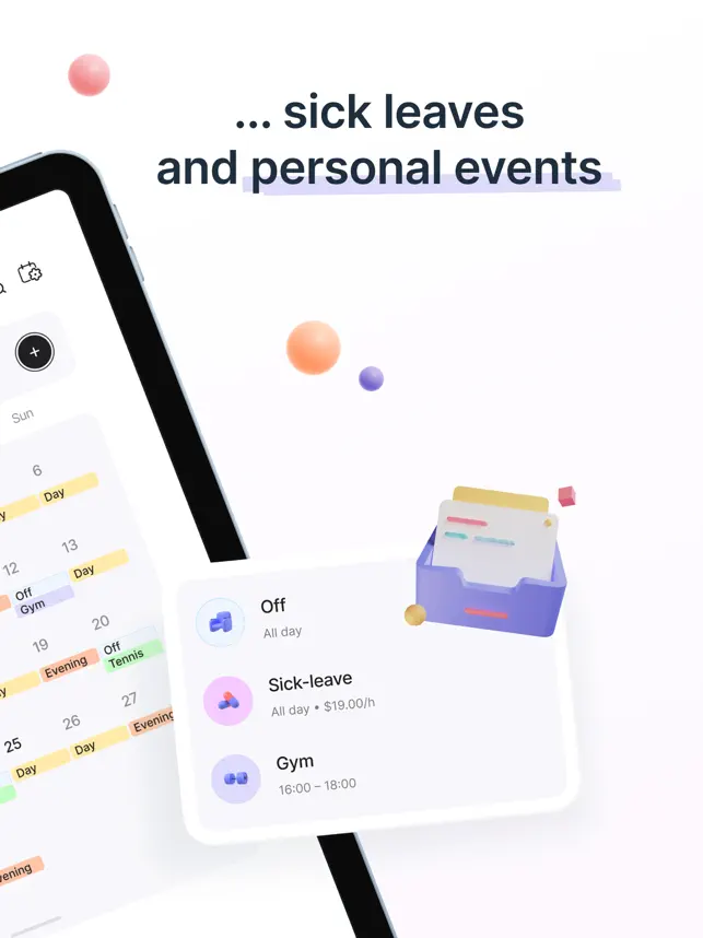 Calendario de turnos y eventos4+_2