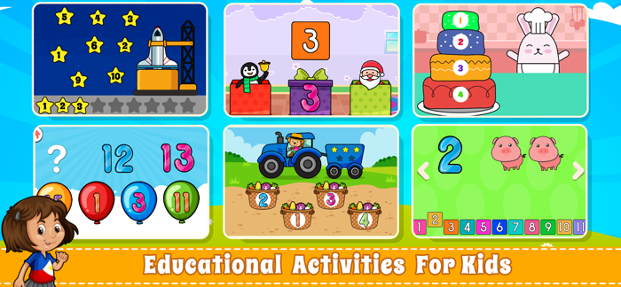 Learn Numbers 123 Toddler Game