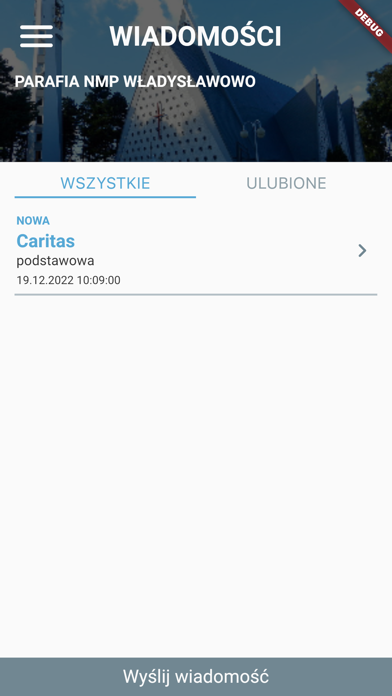 Parafia NMP Władysławowo Screenshot