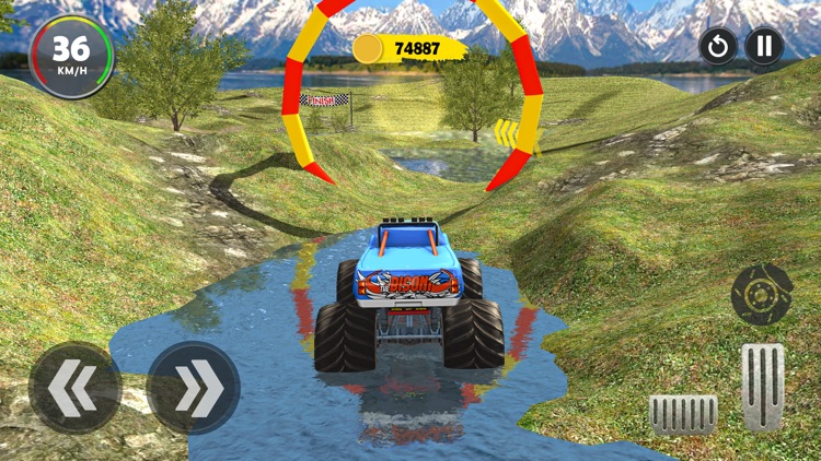 Monster Truck Racing Car Games