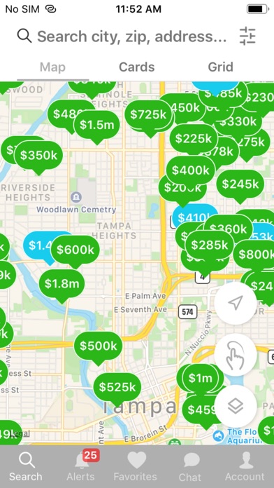 Tampa Home Search Screenshot