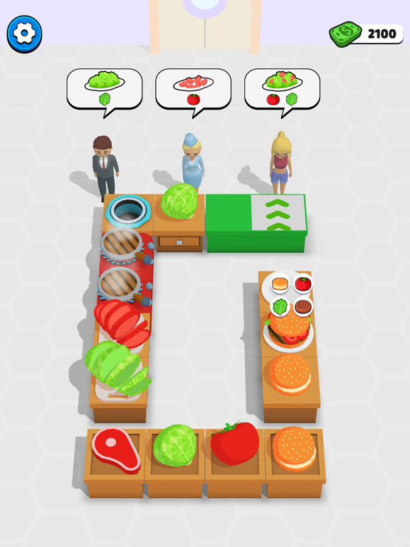 Cooking Rush 3D iPad screenshot