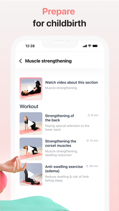 MotherFit Pregnancy workouts Screenshot