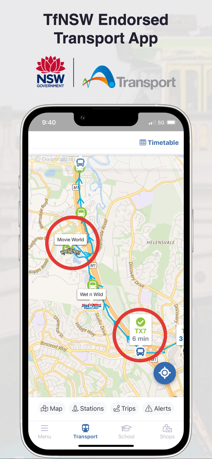 Next Station Sydney Transport
