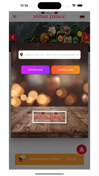 Indian Food Palace Screenshot
