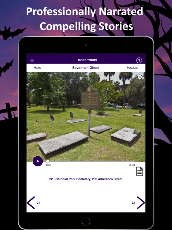 Screenshot #4 pour Ghosts of Savannah Tour Guide