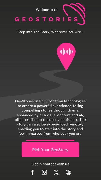 GeoStories Screenshot