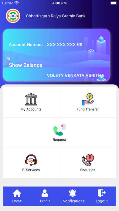 CRGB Mobile Banking Screenshot