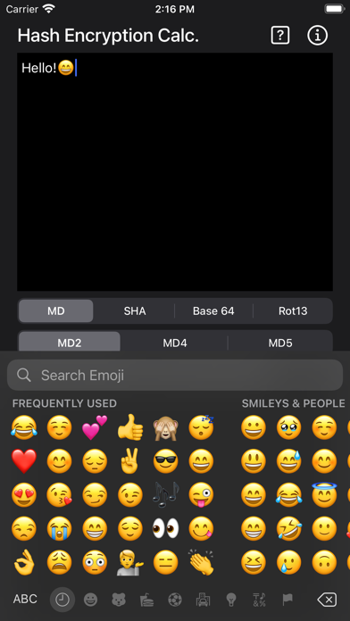 Screenshot 2 of Hash & Encryption Calculator App