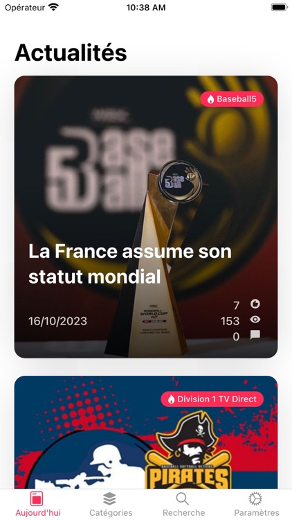 Baseball TV France
