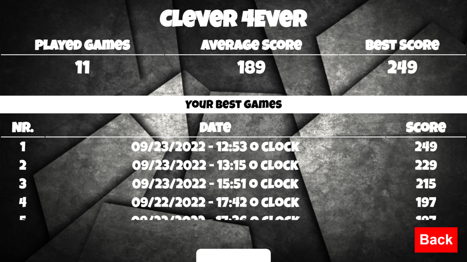#6. Clever 4Ever (iOS) 由: BrettspielWelt