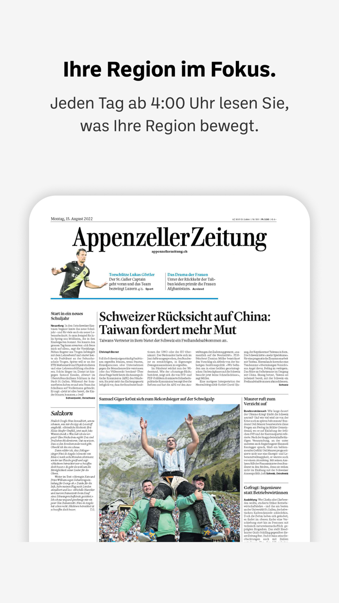 Appenzeller Zeitung E-Paper