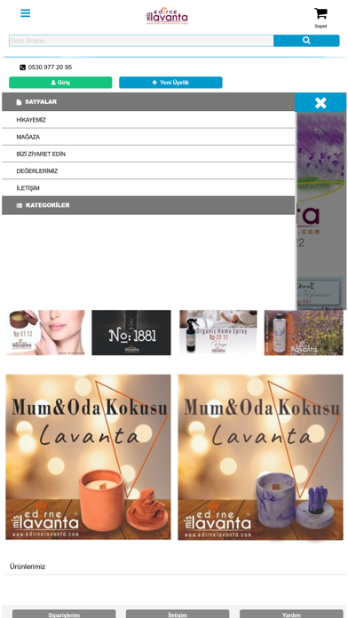 Edirne Lavanta Doğal Ürünler Screenshot