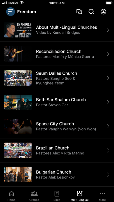 Freedom Church DFW Screenshot