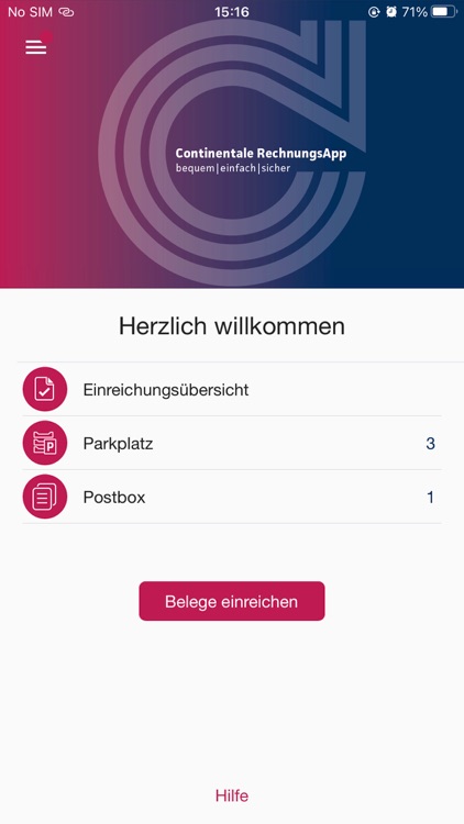 Die Continentale RechnungsApp