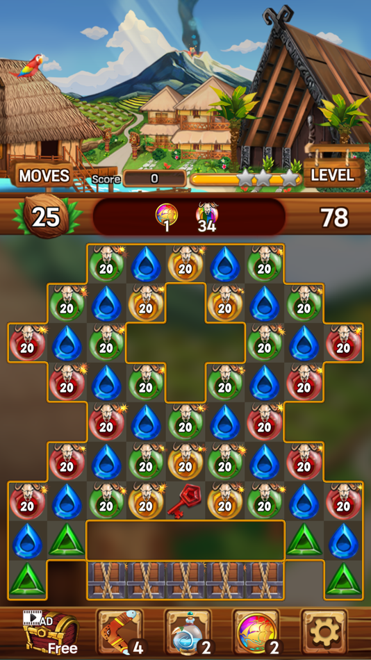 #5. Island Of Jewel (iOS) 由: ENPV1 Co.,Ltd