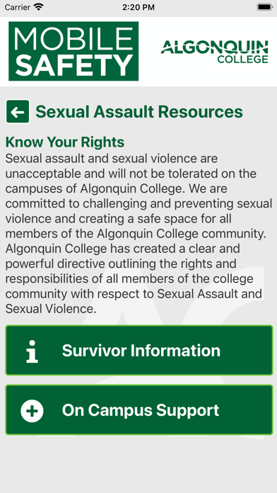 Mobile Safety Screenshot