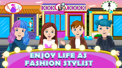 Pretend Town Girls Hair Salon Screenshot