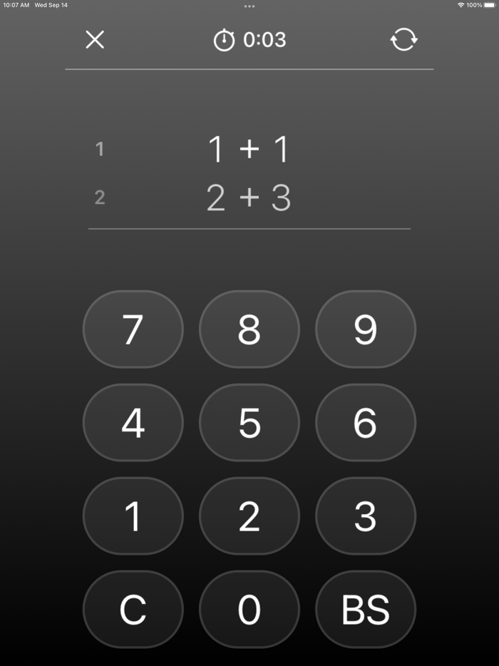 Math Sprint - Mental Math Game