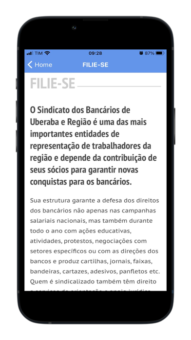 Bancários de Uberaba e Região Screenshot