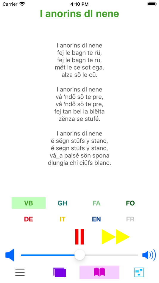 #4. How about singing? (iOS) 게시자: Istitut Ladin Micurá de Rü