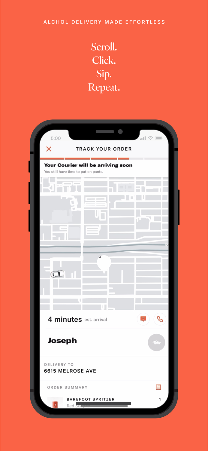 Saucey Alcohol Delivery