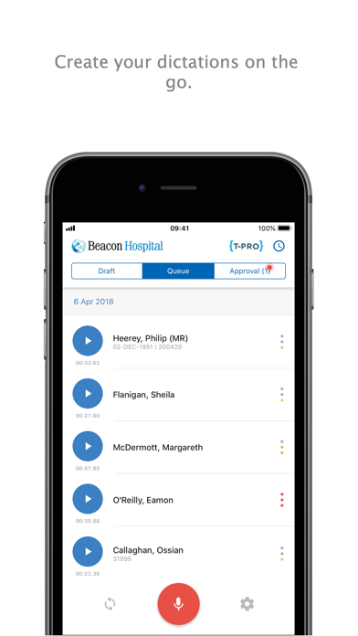 Beacon Dictate Screenshot