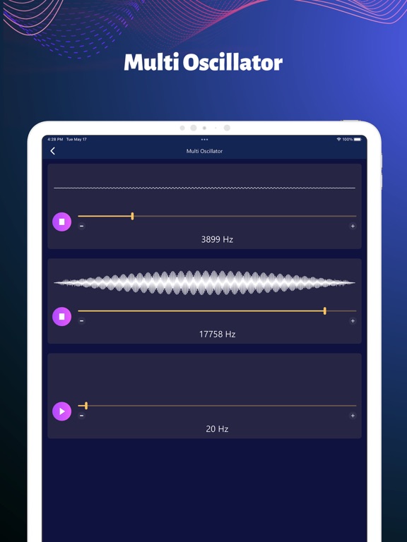 Screenshot #6 pour Generate Frequency Sounds Hz